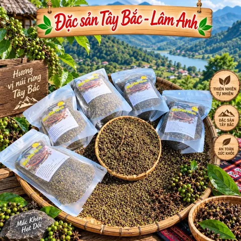 100Gr Hạt Mắc Khén Hoà Bình, Chuẩn Vị Hương Thơm Đặc Trưng, Gia Vị Núi Rừng Tây Bắc, Tẩm Ướp Gà, Cá Nướng, Gia Vị Chấm