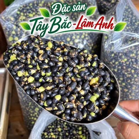 1Kg Đậu Đen Rang Muối, Giòn Tan Ăn Liền (Xanh Lòng Loại 1), Hữu Cơ, Eatclean, Ăn Vặt Thuần Chay, Giàu Dinh Dưỡng