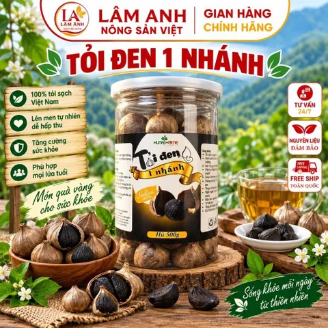1Kg Tỏi Đen Cô Đơn (Loại 1 Không Vỡ Vỏ) Lên Men Tự Nhiên – Hỗ Trợ Tiêu Hóa, Tăng Sức Đề Kháng, Dẻo Thơm Dễ Ăn