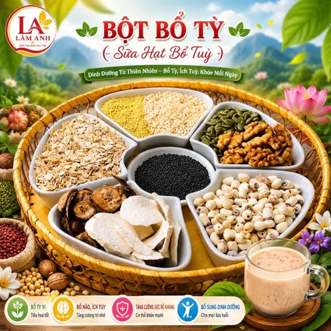 Bột Bổ Tỳ Vị – Sữa Hạt Ngũ Cốc Dinh Dưỡng, Bổ Tuỷ Tăng Chiều Cao, Bổ Máu, Khỏe Xương, Cân Bằng Năng Lượng