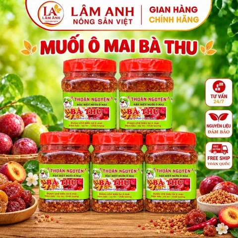 Combo 2-3-5 Lọ Muối Ô Mai Bà Thu (Lọ 100Gr) – Muối Chấm Xoài Cóc Ổi, Ăn Vặt Thơm Ngon, Gia Vị Chấm Trái Cây Chua Ngọt