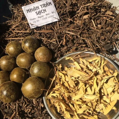 1Kg Trà Nhân Trần Cam Thảo (Đã Sao Vàng Hạ Thổ) Kết Hợp La Hán, Cỏ Ngọt, Vị Thơm Dễ Uống, Thanh Lọc Cơ Thể, Giải Nhiệt