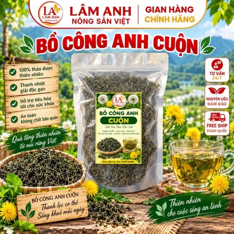 100g Bồ Công Anh Sấy Lạnh - Thanh Lọc Cơ Thể, Mát Gan, Hỗ Trợ Lợi Sữa, Tắc Tia Sữa, Thanh Nhiệt, Detox