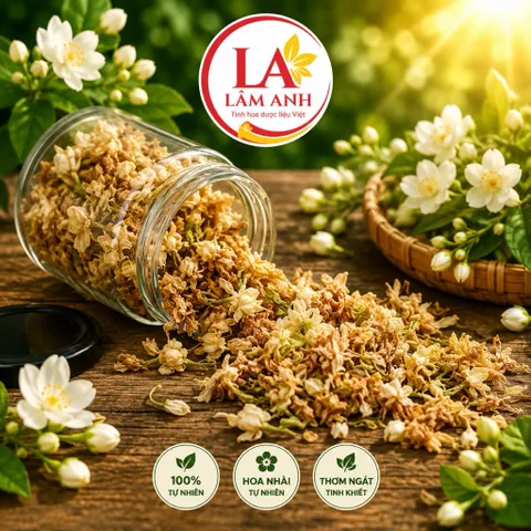 1Kg Hoa Nhài Sấy Khô, Trà Hoa Bát Tiên Bông Nở Tự Nhiên, Dùng Pha Trà, Ướp Trà, Hương Thơm Đậm Vị, Thanh Mát, Dễ Chịu