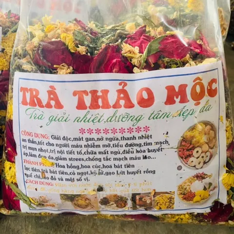 1Kg Thảo Mộc Thanh Nhiệt Dưỡng Tâm, Đẹp Da, Thanh Lọc Cơ Thể, Thơm Ngon, Sạch Tự Nhiên, Thanh Lọc, Mát Gan, Giải Nhiệt