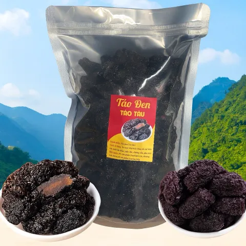 1Kg Táo Tàu Đen loại 1 hàng chuẩn, nguyên liệu nấu chè, chưng yến, hầm canh, pha trà