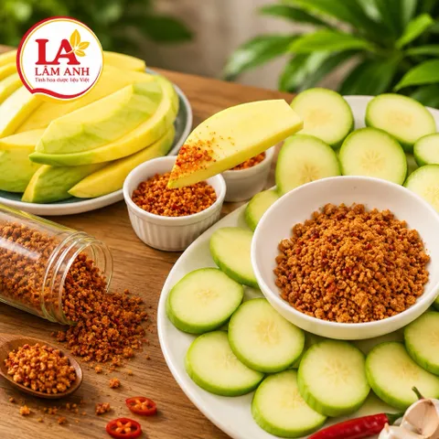 Muối Tôm Tây Ninh (Thuấn Nguyện) Chính Gốc – Đậm Đà Vị Tôm, Chấm Trái Cây, Hải Sản, Đồ Nướng Thơm Ngon Hũ Tiện Dụng 100g