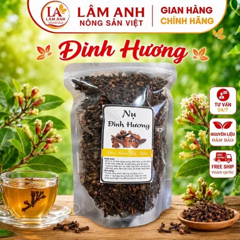 1Kg Nụ Đinh Hương Khô, Nụ To Thơm Phức, Gia Vị Nấu Phở, Lẩu, Mai Quế Lộ, Pha Trà Thơm Ngon Dễ Uống