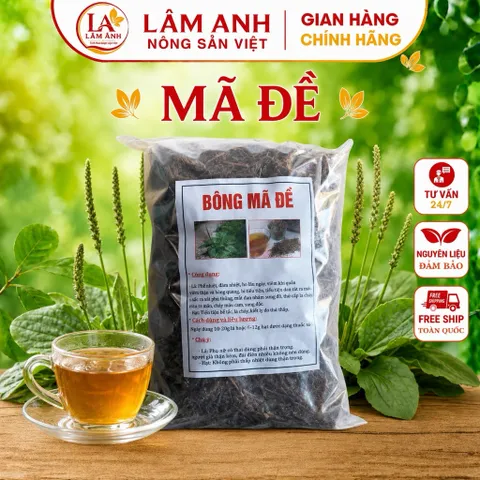 1Kg Cây Bông Mã Đề Khô (Sao Vàng Hạ Thổ) Vụ Mới, Thơm Tự Nhiên, Dùng Nấu Nước Và Hãm Trà Thảo Mộc