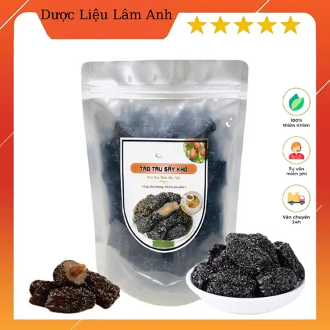 100Gr Táo Tàu Đen loại 1 hàng chuẩn, nguyên liệu nấu chè, chưng yến, hầm canh, pha trà
