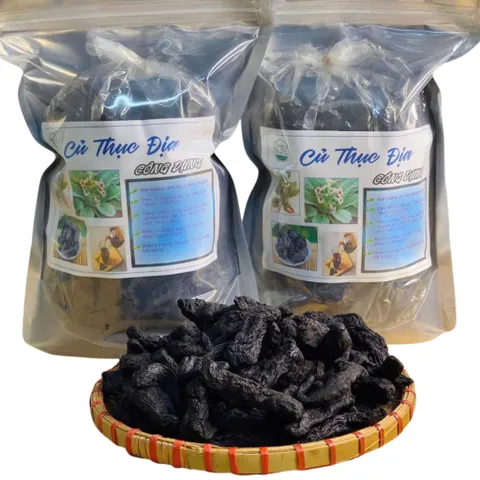 1Kg Thục Địa Tây Bắc Dẻo Thơm Loại 1 Củ Tròn Đẹp, Nấu Nước Sâm, Ngâm Tửu, Hầm Gà, Chế Biến Món Ăn, Bổ Dưỡng