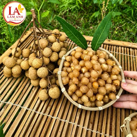 1Kg Long Nhãn Ôm Sen Hưng Yên Sấy Dẻo Loại 1, Cùi Dày Thơm Ngọt Tự Nhiên, Long Nhãn Khô, Pha Trà, Nấu Chè,Ăn Trực Tiếp