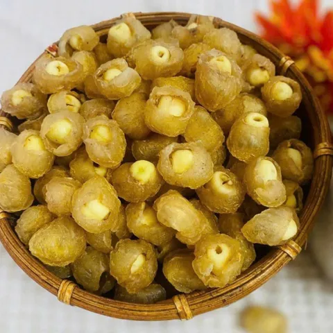 1Kg Long Nhãn Ôm Sen Hưng Yên Sấy Dẻo Loại 1, Cùi Dày Thơm Ngọt Tự Nhiên, Long Nhãn Khô, Pha Trà, Nấu Chè,Ăn Trực Tiếp