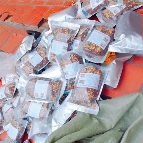 1Kg Trà Sơn Mật Hồng Sâm (Loại Cao Cấp) Đông Trùng Hạ Thảo, Kỷ tử, Nụ Nhài, Táo Đỏ, Cỏ ngọt (Túi Zip Tiện Dùng) Pha Trà