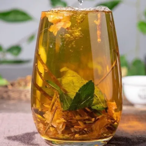 1Kg Trà Sơn Mật Hồng Sâm (Loại Cao Cấp) Đông Trùng Hạ Thảo, Kỷ tử, Nụ Nhài, Táo Đỏ, Cỏ ngọt (Túi Zip Tiện Dùng) Pha Trà