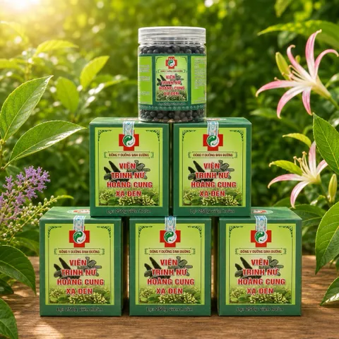1Kg Viên Trinh Nữ Hoàng Cung Xạ Đen (Dưỡng Sinh Đường) Hỗ Trợ Cân Bằng Nội Tiết, Thanh Nhiệt, Chăm Sóc Sức Khỏe Phụ Nữ