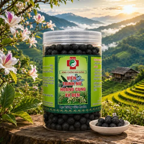 1Kg Viên Trinh Nữ Hoàng Cung Xạ Đen (Dưỡng Sinh Đường) Hỗ Trợ Cân Bằng Nội Tiết, Thanh Nhiệt, Chăm Sóc Sức Khỏe Phụ Nữ