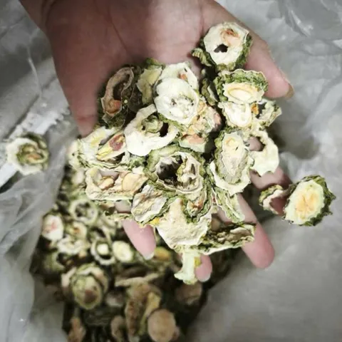 1Kg Mướp Đắng Rừng (Khổ Qua) Thái Lát Khô Sao Vàng Hạ Thổ, Pha Trà Thanh Mát, Hỗ Trợ Giải Nhiệt, Ổn Định Đường Cơ Thể