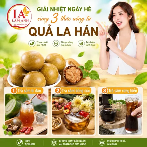 Combo 10 Quả La Hán (Quả To, Đều, Không vỡ) Ngọt Dịu, Dễ Chịu Cổ Họng, Nhẹ Người Thanh Giọng, Mát Cổ, Thanh Nhiệt