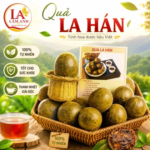 Combo 10 Quả La Hán (Quả To, Đều, Không vỡ) Ngọt Dịu, Dễ Chịu Cổ Họng, Nhẹ Người Thanh Giọng, Mát Cổ, Thanh Nhiệt