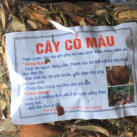 1Kg Cỏ Máu Tăng cân 7 Vị Bổ máu (Sao vang hạ thổ, khô, thơm) Ăn ngon, Ngủ ngon, Kích thích tiêu hóa, Tăng cân tự nhiên
