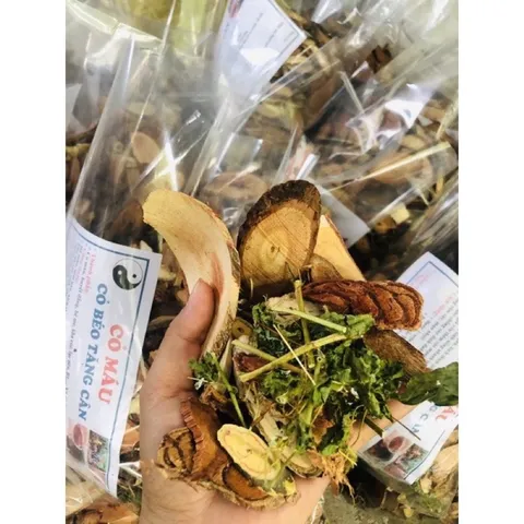 1Kg Cỏ Máu Tăng cân 7 Vị Bổ máu (Sao vang hạ thổ, khô, thơm) Ăn ngon, Ngủ ngon, Kích thích tiêu hóa, Tăng cân tự nhiên