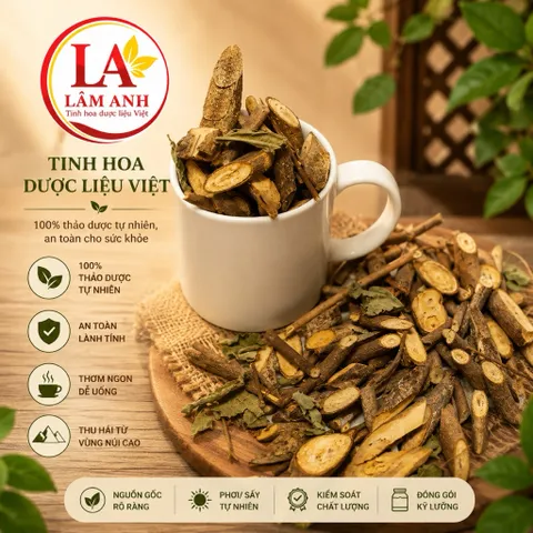 1Kg An Xoa Hoa Tím Hòa Bình (Sao Vàng Hạ Thổ) Vụ Mới Khô Thơm – Thảo Mộc Khô Tự Nhiên – Mát Gan, Thanh Nhiệt, Hạ Men Gan