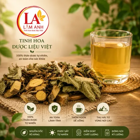 1Kg An Xoa Hoa Tím Hòa Bình (Sao Vàng Hạ Thổ) Vụ Mới Khô Thơm – Thảo Mộc Khô Tự Nhiên – Mát Gan, Thanh Nhiệt, Hạ Men Gan