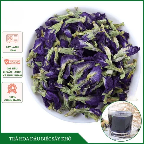 Trà Hoa Đậu Biếc 100gr Sấy Khô Nguyên Bông