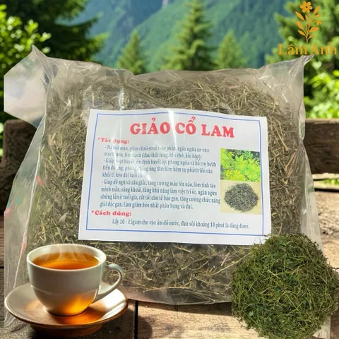 1Kg Giảo Cổ Lam 5 Lá Hòa Bình (Sao Vàng Hạ Thổ) Hỗ Trợ Ổn Định Huyết Áp, Mỡ Máu, Ổn Định Đường Huyết, Thanh Lọc Cơ Thể