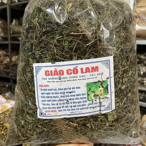 1Kg Giảo Cổ Lam 5 Lá Hòa Bình (Sao Vàng Hạ Thổ) Hỗ Trợ Ổn Định Huyết Áp, Mỡ Máu, Ổn Định Đường Huyết, Thanh Lọc Cơ Thể