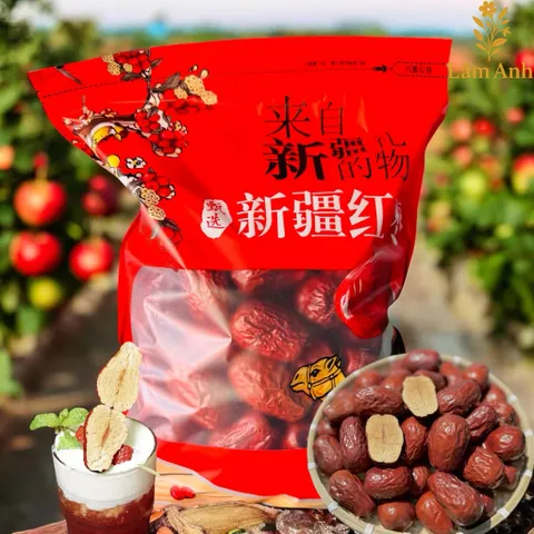 1Kg Táo Đỏ Hoà Điền To Đại (size 8,9 quả) Vị Ngọt Dịu, Thơm Ngon Dùng Pha Trà, Nấu Chè, Chưng Yến, Tiềm Gà, Chưng Yến