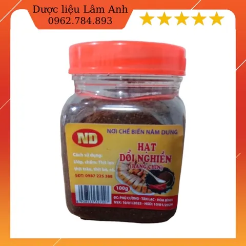 Muối Hạt Dổi Hoà Bình (100g) gia vị chấm thịt luộc, hoa quả, đồ nướng