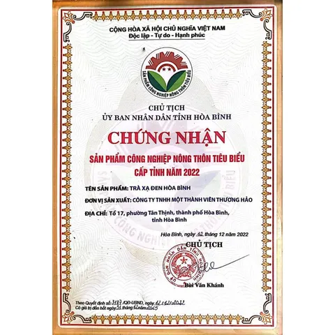 Trà túi lọc Xạ đen Hoà Bình đạt chuẩn GMP-WHO (20 gói x 3gr)