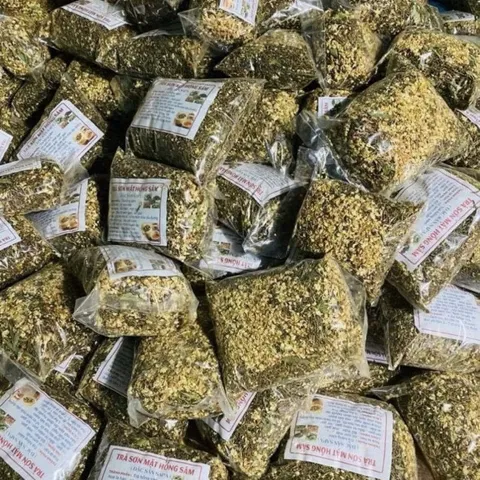 1Kg Trà Sơn Mật Hồng Sâm (Nhiều Hoa Nhài, Cỏ Ngọt) Pha Trà Thanh Nhiệt, Đẹp Da, Hỗ Trợ Thanh Lọc Cơ Thể, Dễ Ngủ