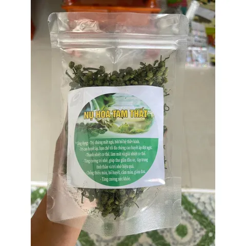 100g Nụ hoa tam thất bao tử Sa Pa loại 1 giúp ngủ ngon, thanh nhiệt cơ thể, hỗ trợ tiền đình