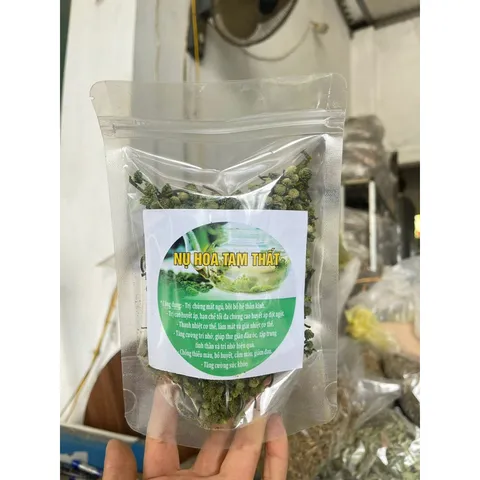 100g Nụ hoa tam thất bao tử Sa Pa loại 1 giúp ngủ ngon, thanh nhiệt cơ thể, hỗ trợ tiền đình