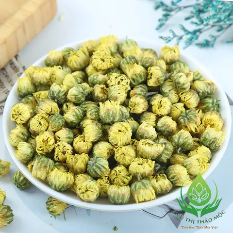 Trà Hoa Cúc Sấy Khô Nguyên Bông 100gr Cúc Nụ Kim Cương Thanh Nhiệt, Giải Độc, Mát Gan, Sáng Mắt