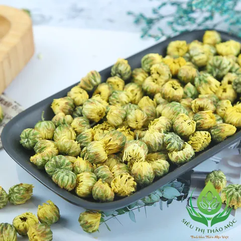 Trà Hoa Cúc Sấy Khô Nguyên Bông 100gr Cúc Nụ Kim Cương Thanh Nhiệt, Giải Độc, Mát Gan, Sáng Mắt