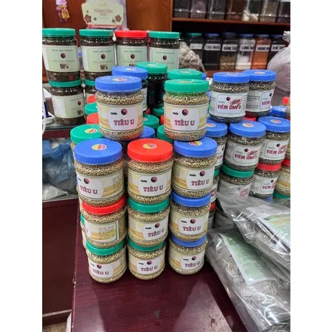 Viên Trinh nữ hoàng cung, tam thất, uất kim, chỉ liên, xuyên điều thất hỗ trợ Tiêu U Hạch (hộp 200g)