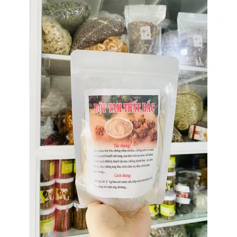 Bột Tam Thất Bắc hàng chuẩn 100g ( Hàng 50-52 củ 1kg to)