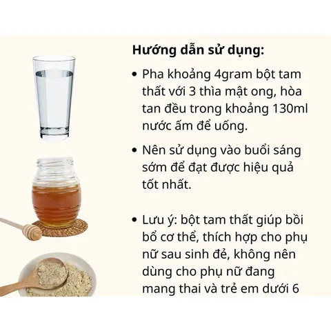 Bột Tam Thất Bắc hàng chuẩn 100g ( Hàng 50-52 củ 1kg to)
