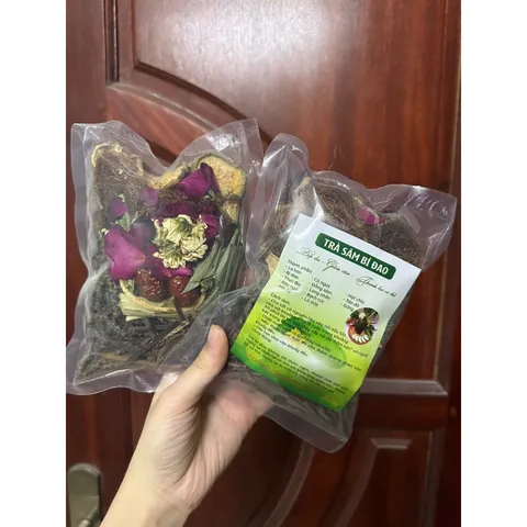 Trà Sâm Bí Đao nấu 4-5 lít đủ 13 vị, đẹp da, giảm cân, thanh lọc cơ thể, giảm cân an toàn, thơm ngon