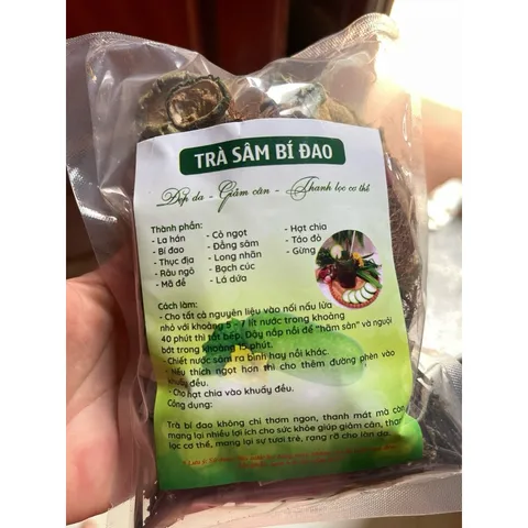 Trà Sâm Bí Đao nấu 4-5 lít đủ 13 vị, đẹp da, giảm cân, thanh lọc cơ thể, giảm cân an toàn, thơm ngon