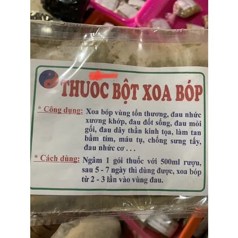 Bột xoa bóp đau nhức xương khớp