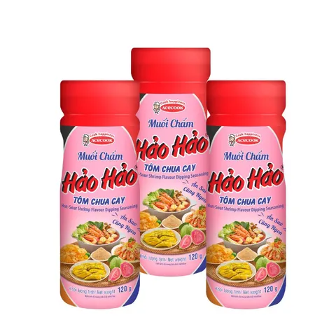 Muối Hảo Hảo Chua Cay thượng hạng (lọ 120g) Chính hãng