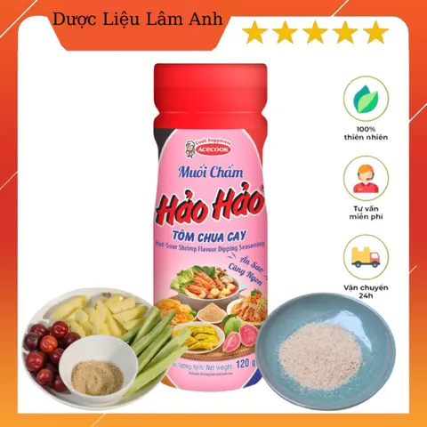 Muối Hảo Hảo Chua Cay thượng hạng (lọ 120g) Chính hãng
