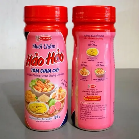 Muối Hảo Hảo Chua Cay thượng hạng (lọ 120g) Chính hãng