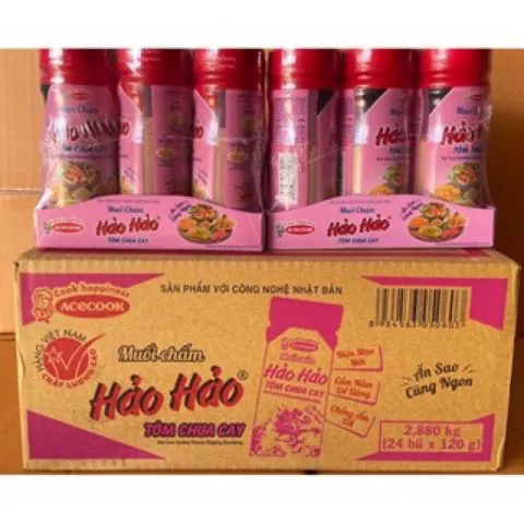 Muối Hảo Hảo Chua Cay thượng hạng (lọ 120g) Chính hãng