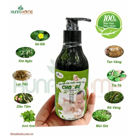 Sữa tắm gội thảo dược 2in1 cho bé yêu